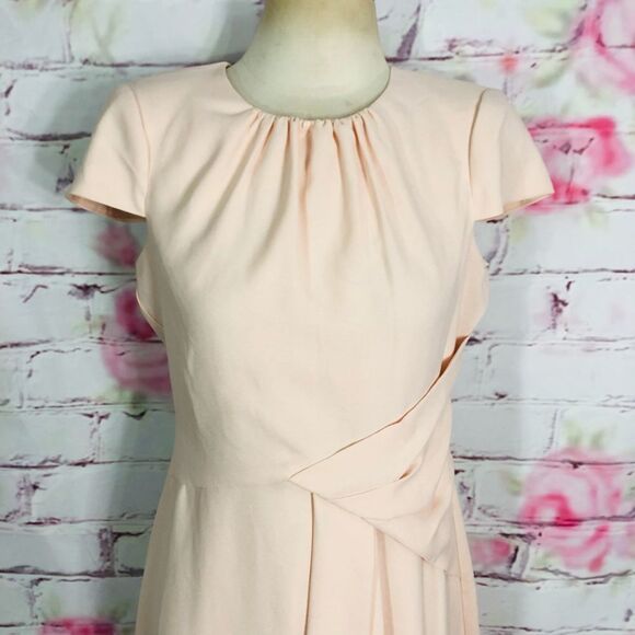 Vince camuto nwot pink Cap Sleeve Midi Dress - Picture 8 of 15